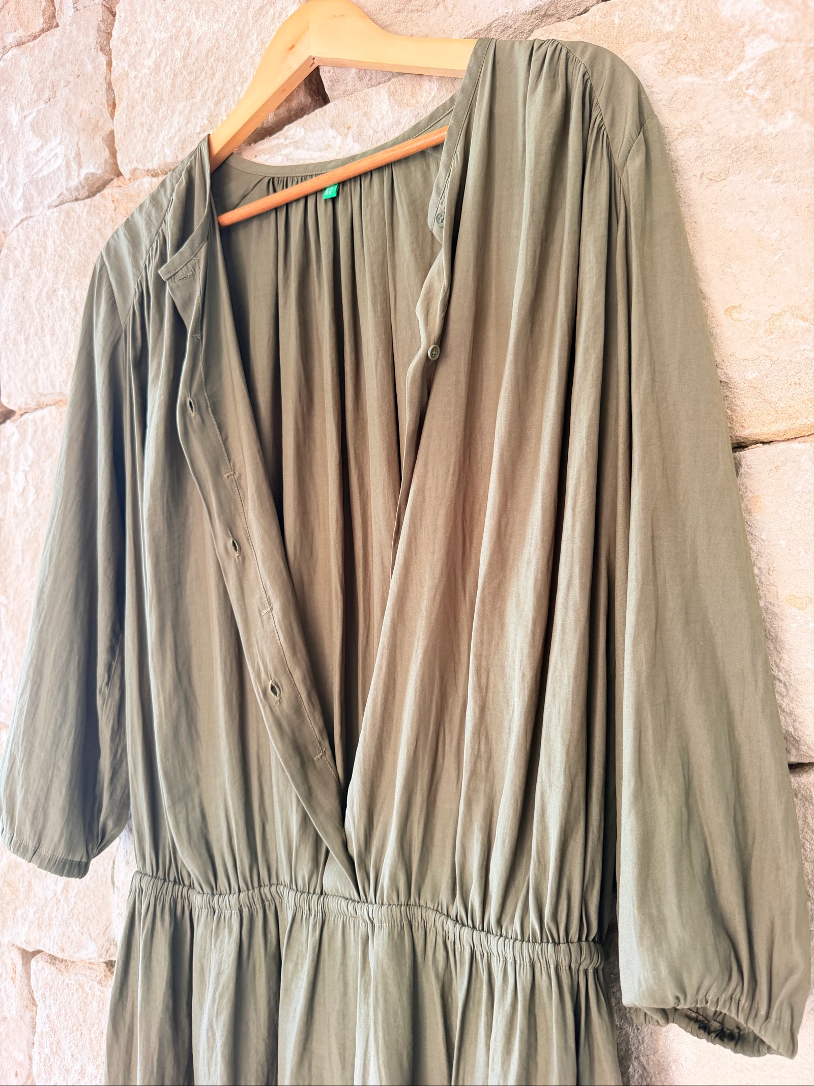 Green dress women Size L by Benetton – photo 5